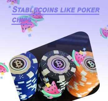Bitcoin poker chips